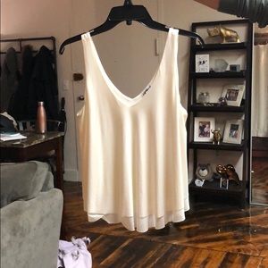 Creamy white tank top